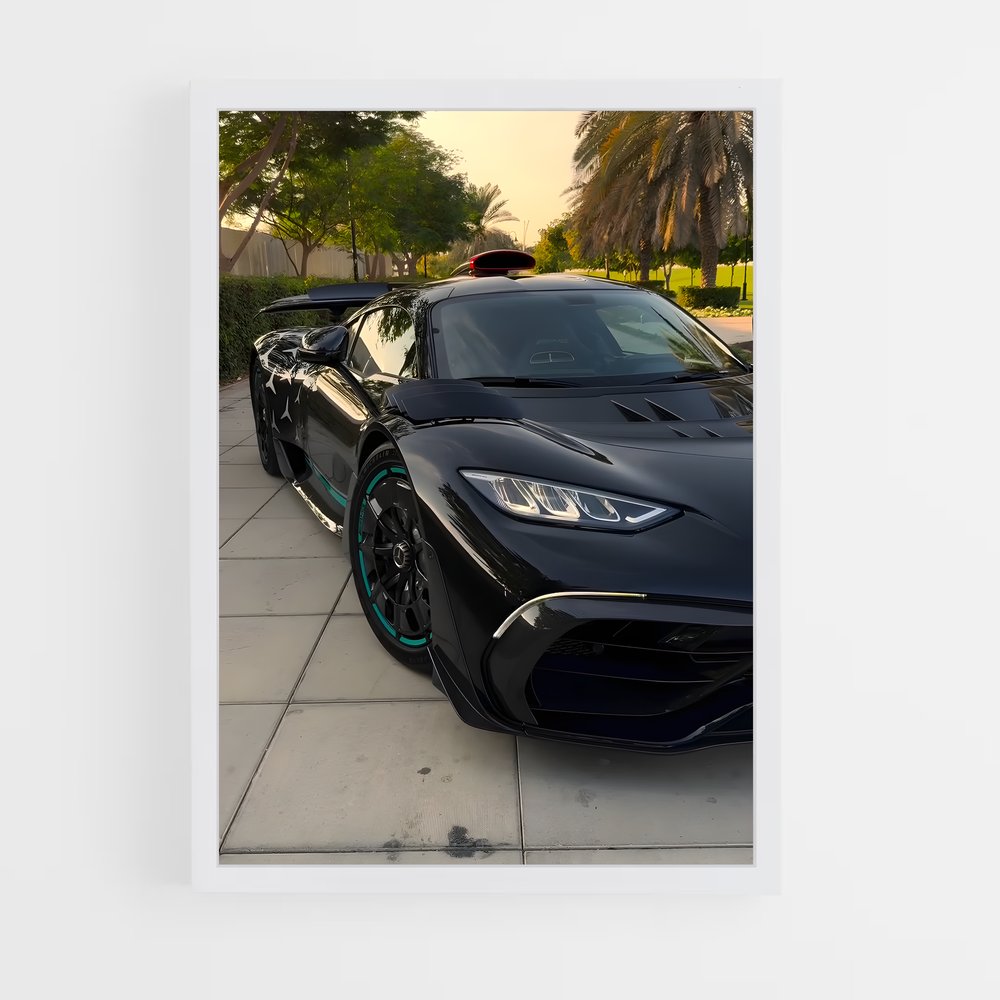 Poster magnifique Amg one – affiche Mercedes (vue 3)